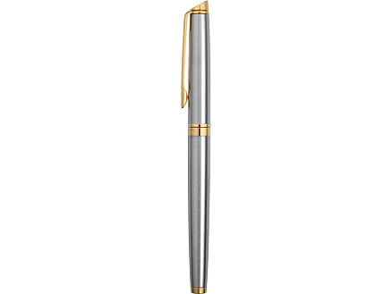 Ручка роллер Waterman Hemisphere Stainless Steel GT F, серебристый/золотистый