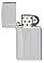 Зажигалка ZIPPO Slim® с покрытием High Polish Chrome, латунь/сталь, серебристая, 29x10x60 мм small_img_4