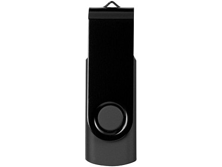 Флеш-карта Rotate Metallic USB 2.0 на 4 Gb, черный