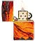 Зажигалка ZIPPO Lava Flow с покрытием 540 Tumbled Brass, латунь/сталь, оранжевая, 38x13x57 мм small_img_3