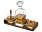Подарочный набор для виски Whiskey Wonder_КОРИЧНЕВЫЙ, ПРОЗРАЧНЫЙ