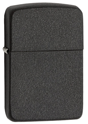 Зажигалка ZIPPO 1941 Replica, латунь с покрытием Black Crackle, черный, матовая, 38x13x57 мм