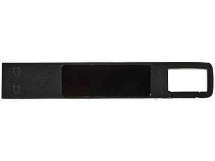 USB 2.0- флешка на 32 Гб c подсветкой логотипа Hook LED, темно-серый, красная подсветка