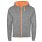 HEATHER GREY/FLUOR ORANGE