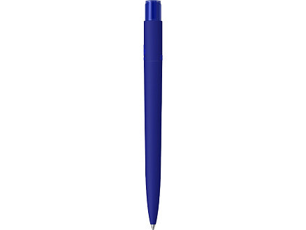 Шариковая ручка RECYCLED PET PEN PRO K transparent GUM soft-touch, синий