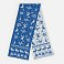 Шарф Holidale, синий с молочным small_img_2