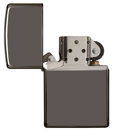 Подарочный набор ZIPPO: зажигалка Black Ice® и вставной блок для зажигалок для трубок, латунь/сталь