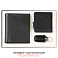 Коробка подарочная, размер 24*17,5*3 см, Solution Superior Linen, черная, бежевый ложемент под индивидуальную вырубку small_img_2