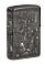Зажигалка ZIPPO Knight Fight с покрытием High Polish Black, латунь/сталь, чёрная, 38x13x57 мм small_img_2