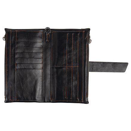 Портмоне из нат. кожи Leather Executive Fold for Request, черное