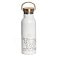 Бутылка для воды DISTILLER, 500мл. белый, нержавеющая сталь, бамбук small_img_3