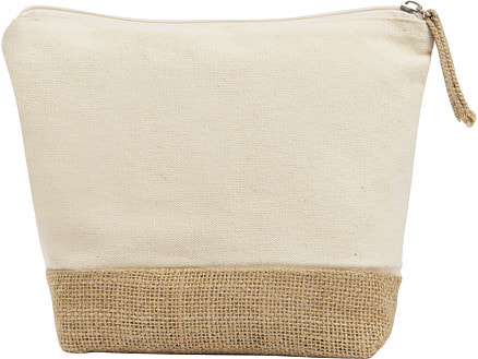 Косметичка Jute из хлопка и джута, натуральный