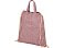 Рюкзак со шнурком Pheebs из 210 г/м² переработанного хлопка, темно-бордовый small_img_3