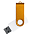 Флеш накопитель USB 2.0 Twister Сolor Mix 16GB, пластик Софт Тач/металл, белый/золотистый_белый 1