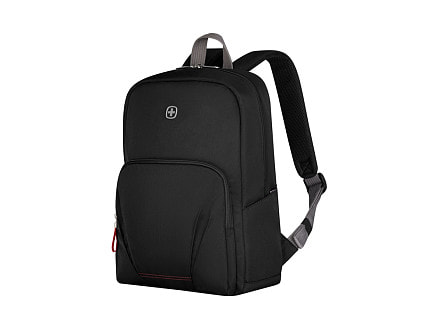 Рюкзак WENGER Motion 15.6, черный, нейлон, 31x17x42 см, 20 л