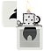 Зажигалка Zippo Flame Gradient Design с покрытием White Matte, латунь/сталь, белая, матовая, 38x13x57 мм small_img_3