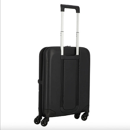 Чемодан складной Rollink FLEX LIGHT 55x40x20 см, 4 колеса, черный