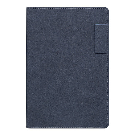 Ежедневник Flexy Tenero Suede A5, синий, недатированный, в гибкой обложке с петлей для ручки
