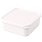 Ланчбокс (контейнер для еды) Squarebox, белый_БЕЛЫЙ