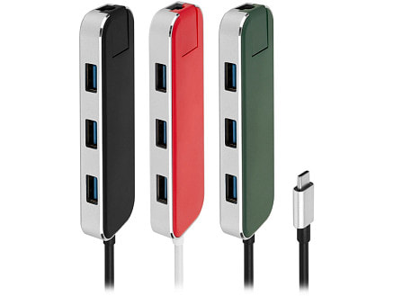Хаб USB Rombica Type-C Chronos Green (Р)