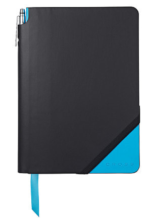 Записная книжка Cross Jot Zone, A5, 160 страниц в линейку, ручка в комплекте, черно