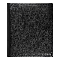 Кошелек с картхолдером для кредитных карт вертикальный Leather Plain из нат. кожи