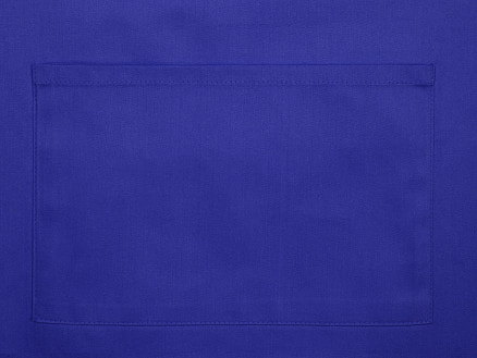 Хлопковый фартук 180gsm, синий