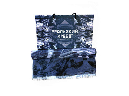 Шарф мужской Уральский хребет