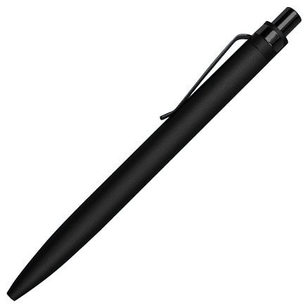 Ручка шариковая Shine Ray Soft touch алюминиевая, черная