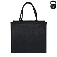 Сумка из джута Caravan Jute, размер 36*40*21 см, черный