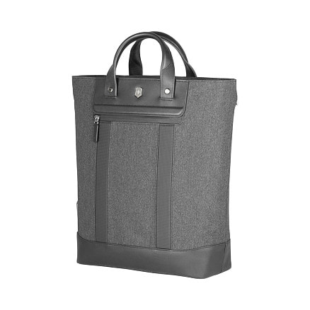 Сумка-рюкзак VICTORINOX Architecture Urban2 2way Carry Tote 15'',серая,полиэстер/кожа,40x15x40см,20л