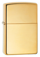 Зажигалка ZIPPO Classic с покрытием High Polish Brass, латунь/сталь, золотистая, 38x13x57 мм