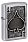 Зажигалка ZIPPO Ace Of Spades с покрытием Brushed Chrome, латунь/сталь, серебристая, 38x13x57 мм_COLOR_49637