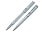 Набор Pierre Cardin PEN&PEN: ручка шариковая + роллер. Цвет - серебристый. Упаковка Е._СЕРЕБРИСТЫЙ
