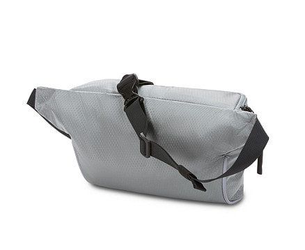 Сумка на пояс SWISSGEAR, светло-серая, полиэстер с плетением рип-стоп, 38 x 5 x 15 см
