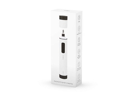 Отвертка аккумуляторная Rombica MyKit S1 White (Р)