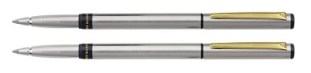 Набор Pierre Cardin PEN&PEN: ручка шариковая + роллер, серебристый. Упаковка Е