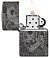 Зажигалка ZIPPO Mushroom Skulls с покрытием High Polish Black, латунь/сталь, черная, глянцевая, 38x13x57 мм small_img_3