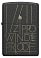 Зажигалка ZIPPO Line Art с покрытием Black Crackle™, латунь/сталь, чёрная, матовая, 38x13x57 мм small_img_2