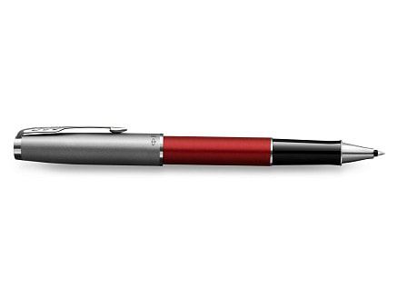Ручка роллер Parker Sonnet T546  Red CT, стержень: F, цвет чернил: black, в подарочной упаковке