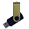 Флеш накопитель USB 2.0 Twister Сolor Mix 16GB, пластик Софт Тач/металл, черный/оливковый_ЧЕРНЫЙ 11