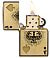 Зажигалка ZIPPO Ace of Skulls Design с покрытием 540 Tumbled Brass, латунь/сталь, золотистая, 38x13x57 мм small_img_3