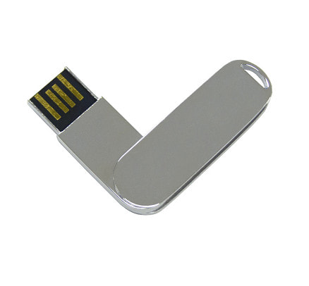 Флеш накопитель USB 2.0 Berg 16GB, металл, серебристый