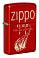 Зажигалка ZIPPO Retro с покрытием Metallic Red, латунь/сталь, красная, 38x13x57 мм small_img_1