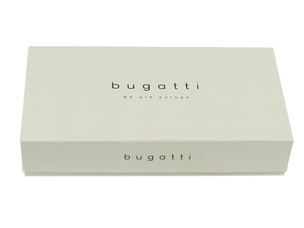 Кошелёк женский BUGATTI Sina, зеленый, воловья кожа/полиэстер, 19х3х11 см