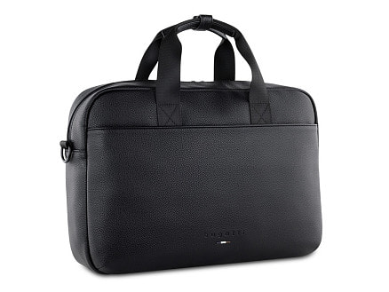 Портфель мужской BUGATTI РИКО | RICO, черный, полиуретан, 40 x 10 x 28,5 см