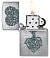 Зажигалка ZIPPO Rooted in Love Design с покрытием Brushed Chrome, латунь/сталь, серебристая, 38x13x57 мм small_img_3