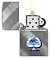 Зажигалка ZIPPO Gleaming Spade Design с покрытием Diagonal Weave, латунь/сталь, серебристая, матовая, 38x13x57 мм small_img_3