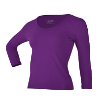 Футболка Ladies фиолетовая M (200г/м 2, рукав 3/4)