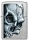 Зажигалка ZIPPO Skull and Flame с покрытием Street Chrome, латунь/сталь, серебристая, матовая, 38x13x57 мм small_img_2